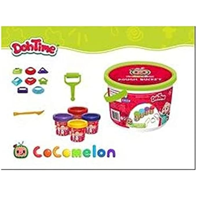 DohTime COCOMELON MEGA DOUGH BUCKET - Image 1